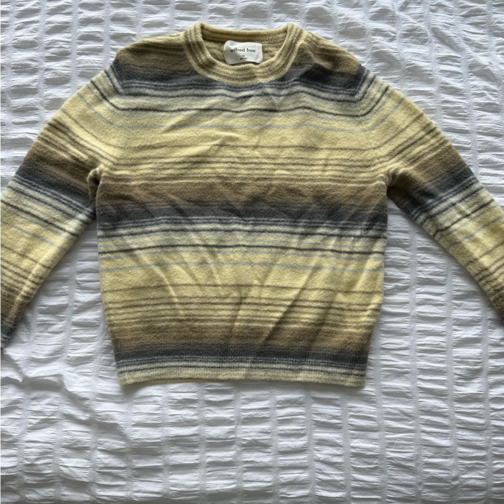 Wilfred Multicolor Striped Crewneck Sweater